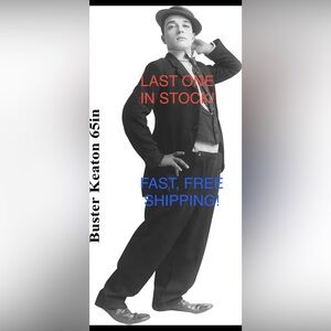 Buster Keaton Life Size Cardboard Cutout Free Shipping